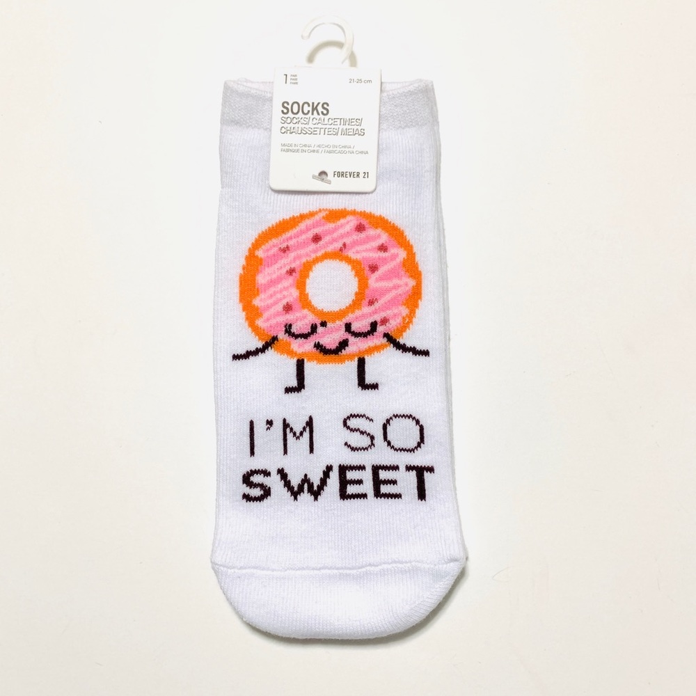 ❣️3/$15❣️ I’M SO SWEET Ankle Socks - Picture 3 of 3